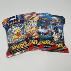 Pokemon TCG Surging Sparks Sleeved Booster Blister Lot of 4 Art Set Sealed NEW - Image 2