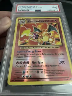 2016 Pokemon XY Evolutions 11 Charizard Reverse Foil PSA 9 49286275 Wasteland Va - Image 3