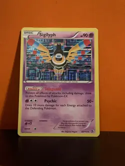 Pokemon TCG Sigilyph Legendary Treasures 66/113 Holo Holo Rare - Image 1