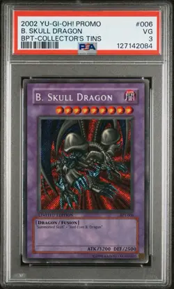 2002 Yu-Gi-Oh! Promo B. Skull Dragon BPT-Collctor’s Tins #006 PSA 3 - Image 1