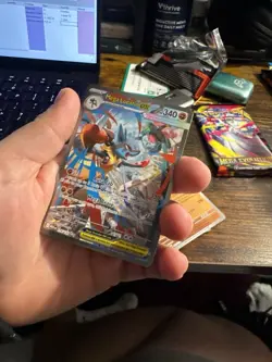 Mega Lucario Ex 179/321 Full Art Ultra Rare Pokemon Card Mega Evolutions Nm - Image 2