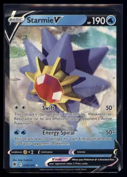 Starmie V 030/189 Ultra Rare Pokemon Card Astral Radiance Near Mint - Image 1