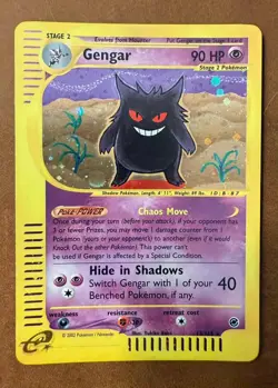 Gengar 13/165 Holo Rare Expedition Pokemon Card MP - Image 1