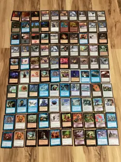 Lot 100 Old Vintage Magic Gathering Cards Collection 1995 1996 1997 - Image 1