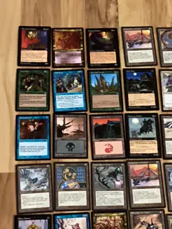 Lot 100 Old Vintage Magic Gathering Cards Collection 1995 1996 1997 - Image 2