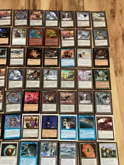 Lot 100 Old Vintage Magic Gathering Cards Collection 1995 1996 1997 - Image 3