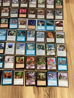 Lot 100 Old Vintage Magic Gathering Cards Collection 1995 1996 1997 - Image 4