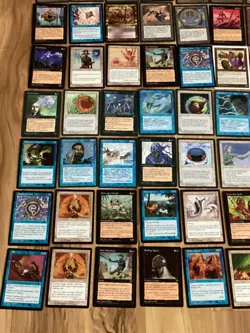 Lot 100 Old Vintage Magic Gathering Cards Collection 1995 1996 1997 - Image 5