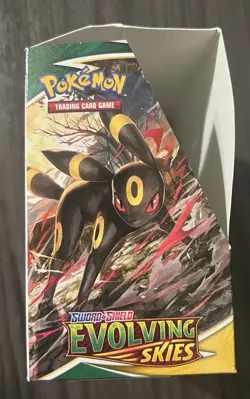 Empty Pokemon Evolving Skies Display Booster Box Only Sword and Shield No Cards - Image 5