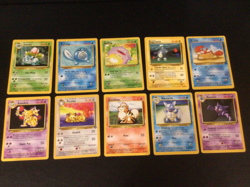 Lot Of 10 Vintage Non-Holo Pokemon Cards Some Less Common - No Duplicates NICE! - Image 1