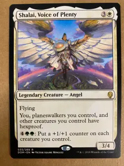 MTG 1x Shalai, Voice of Plenty # 35 Dominaria Magic the Gathering Card x1 NM - Image 1