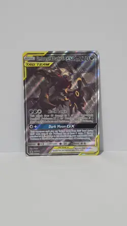 Pokemon TCG Umbreon Darkrai GX SM241 Tag Team Black Star Promo Holo Card - Image 1