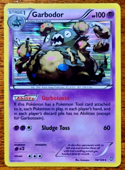 Pokemon Card Garbodor 54/124 Dragons Exalted Holo Rare Near Mint - Image 1