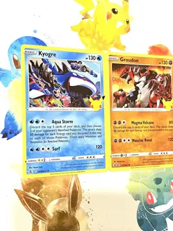 Kyogre and Groudon Celebrations Holo Pokemon Cards Pokemon TCG PACK FRESH - Image 3