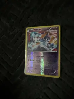 Pokemon Mewtwo TCG Reverse Holo Rare Card 53/113 B&W Legendary Treasures - Image 3