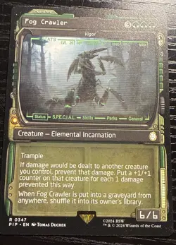 1 x Fog Crawler - Vigor - Showcase - Universes Beyond: Fallout - NM-Mint - MTG - Image 1