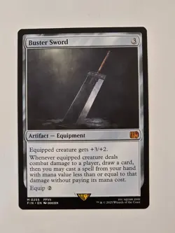 Buster Sword - M0255 - Regular - NM - Final Fantasy Magic the Gathering - Image 1