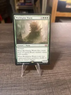 Worldspine Wurm NM/M* Duskmourn Commander ENGLISH 0206 MTG - Image 1