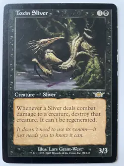 Toxin Sliver 84/145 Magic: The Gathering Legions Moderate Play - Image 1