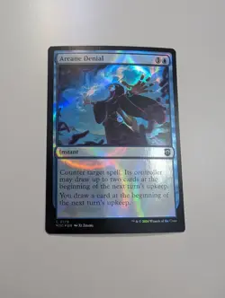 MTG - Arcane Denial (Ripple Foil) - Commander: Modern Horizons 3 NM/M Condition - Image 1