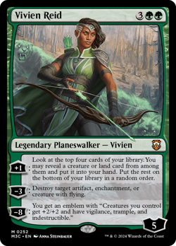 Vivien Reid #252 | Near Mint | Modern Horizons 3 Commander Magic MTG - Image 1