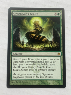 MTG Magic the Gathering Green Sun's Zenith (81/161) Mirrodin Besieged LP - Image 1