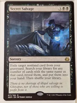 Secret Salvage - Aether Revolt - Magic the Gathering MTG Nice! - Image 1