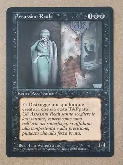 Royal Assassin -FBB Revised edition - Italian Language -Lightly Played Condition - Image 1