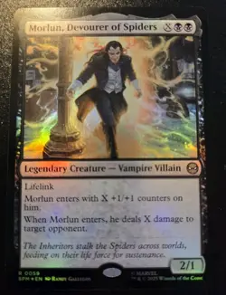 Morlun, Devourer Of Spiders 0059 Foil Rare Spider-Man Magic: The Gathering - Image 1