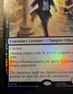 Morlun, Devourer Of Spiders 0059 Foil Rare Spider-Man Magic: The Gathering - Image 4