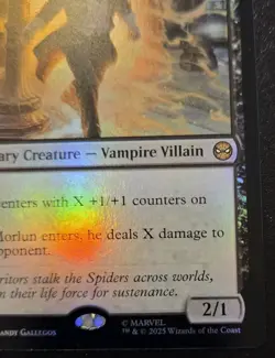 Morlun, Devourer Of Spiders 0059 Foil Rare Spider-Man Magic: The Gathering - Image 5