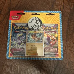 Pokemon TCG Scarlet & Violet + Paldea Evolved Blister Pack Pawmot Promo (Sealed) - Image 1