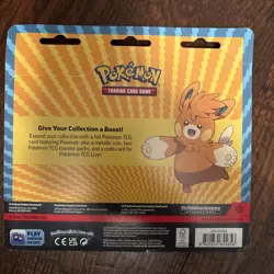 Pokemon TCG Scarlet & Violet + Paldea Evolved Blister Pack Pawmot Promo (Sealed) - Image 3