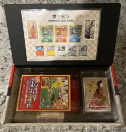 Pokemon Stamp Box Pikachu 227/S-P Japan Post Promos & Stamps Included US SELLER - Image 1