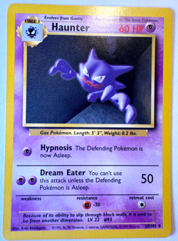 Haunter Base Set 29/102 - Pokemon TCG - Vintage WOTC - LP - Image 1