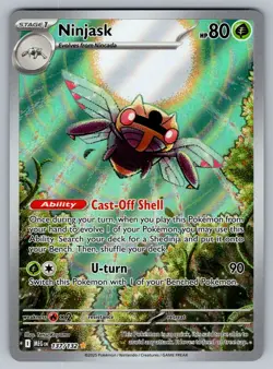 Ninjask 137/132 Me01: Mega Evolution Holo Illustration Rare Pokemon TCG - Image 1