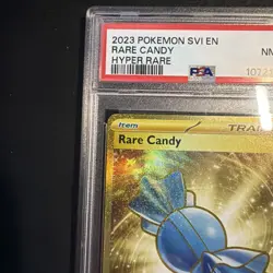 2023 POKEMON SVI EN-SCARLET & VIOLET HYPER RARE #256 RARE CANDY PSA 8 - Image 4