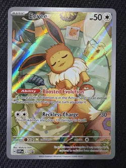 Pokemon TCG Eevee 173 SVP Prismatic Evolutions Promo Near Mint Free Shipping - Image 1