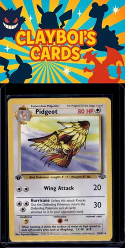 Pidgeot Jungle Pokemon 24/64 First Edition Rare Near Mint or Better - Image 1