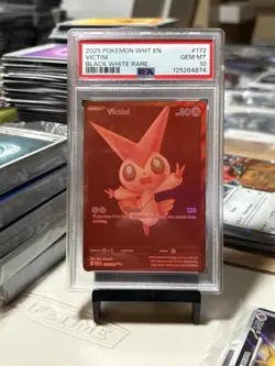 Victini White Flare 172/086 PSA 10!!! Pokemon Rare Gem 10 - Image 1