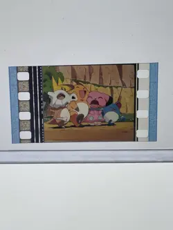 Pokemon The Movie Cubone Raichu Snubbull Marill Authentic 35MM Film Cell NM - Image 2