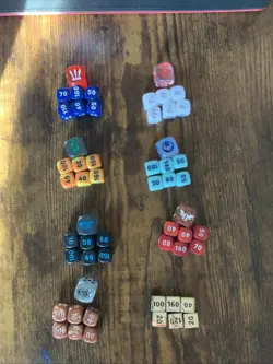 Lot of 8x Official Pokemon TCG Dice + Damage Counters- Metal Included - Image 1