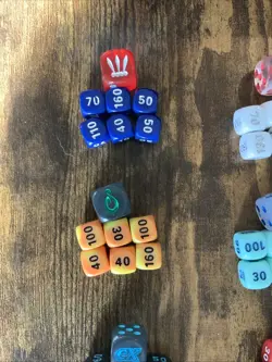 Lot of 8x Official Pokemon TCG Dice + Damage Counters- Metal Included - Image 2