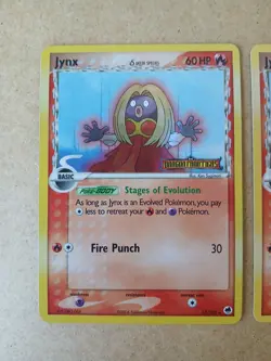 Pokemon TCG Jynx 17/101 Dragon Frontiers Holo And Non-Holo Set LP - Image 2