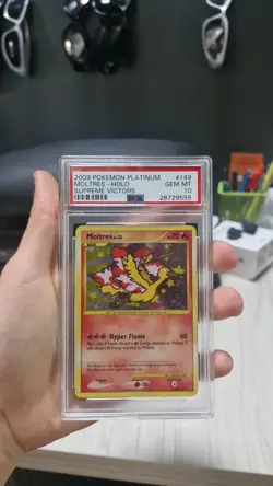 Pokemon Moltres Supreme Victors Secret Rare Holo #149 PSA 10 Gem Mint - Image 1