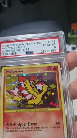 Pokemon Moltres Supreme Victors Secret Rare Holo #149 PSA 10 Gem Mint - Image 3