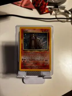 Pokemon Entei Neo Revelation TCG Holo Unlimited Rare Card 6/64 NM Condition - Image 1