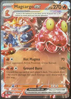 Magcargo ex 029/167 Sv06: Twilight Masquerade Holo - Pokemon Card - Image 1
