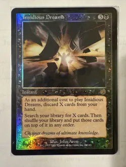 MTG: INSIDIOUS DREAMS Foil Card Torment Rare Magic the Gathering - Image 1