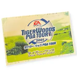 Tiger Woods PGA Tour 2001 Ea Sports Sony PlayStation 2 PS2 Memory Card Sticker - Image 1